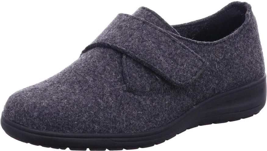 Solidus damespantoffel klittenbandsluiting breed uitneembaar voetbed - Foto 4