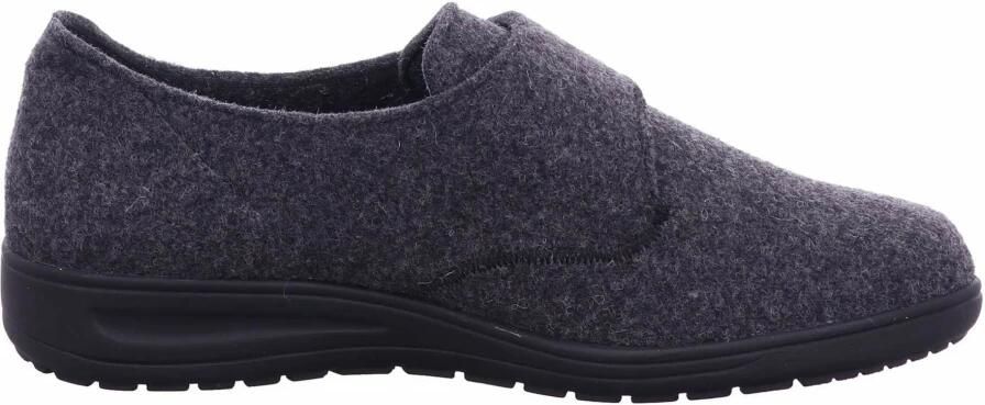 Solidus damespantoffel klittenbandsluiting breed uitneembaar voetbed - Foto 3