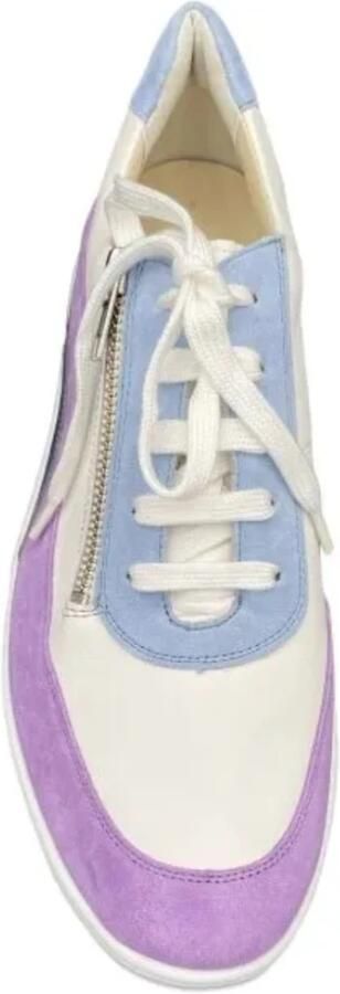 SOLIDUS Sneakers laag crème lichtblauw sering - Foto 4