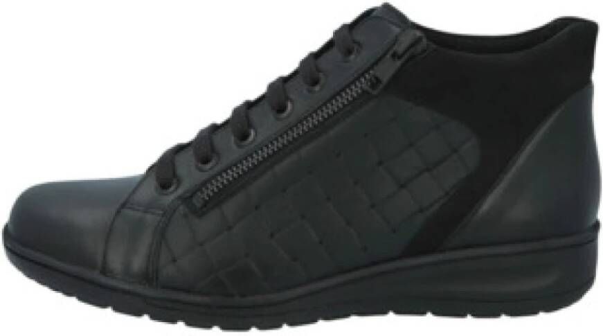 Solidus Zwarte Stijlvolle Schoenen