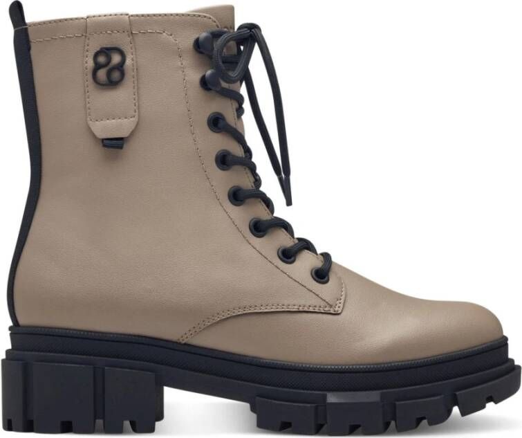 s.Oliver Beige Casual Enkellaarsjes voor Vrouwen Beige Dames