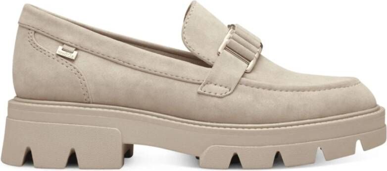 S.Oliver Beige Casual Gesloten Loafers Vrouwen Beige Dames