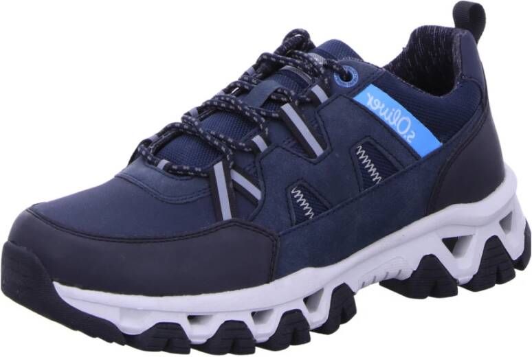 s.Oliver Blauwe Veterschoenen