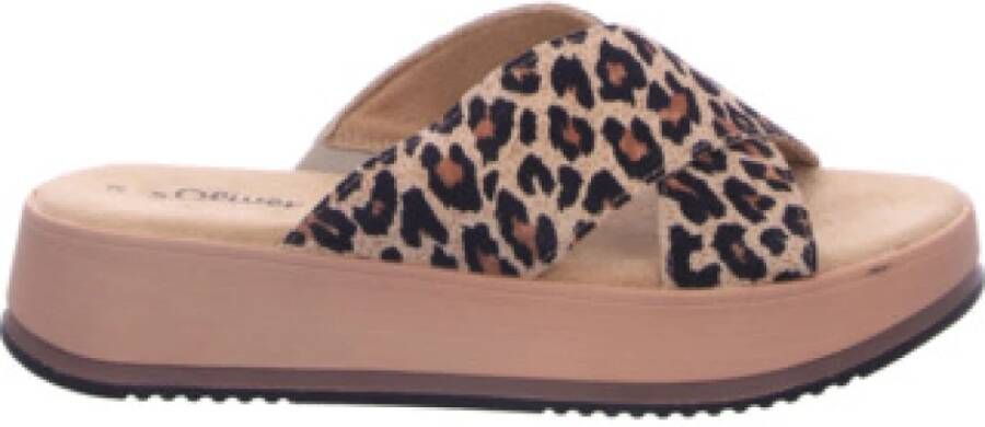 S.Oliver Bruine Dames Slippers