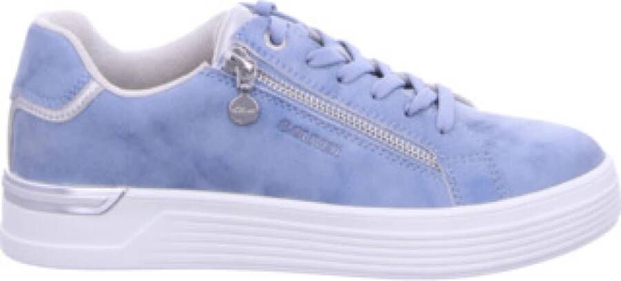 S.Oliver Casual Veterschoenen in Lichtblauw