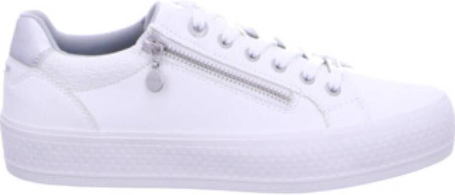 s.Oliver Casual Veterschoenen in Wit