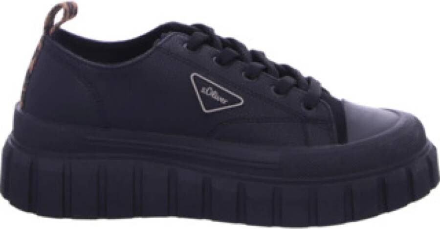 S.Oliver Casual Veterschoenen voor Heren in Zwart