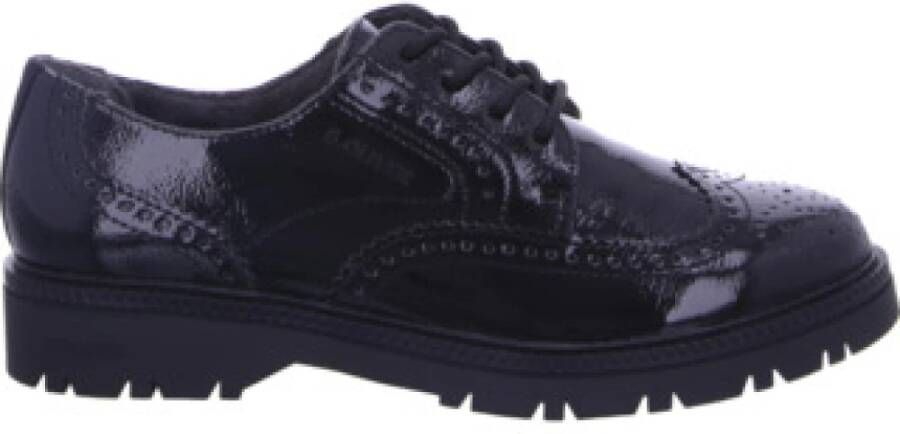 S.Oliver Casual Veterschoenen voor Heren in Zwart