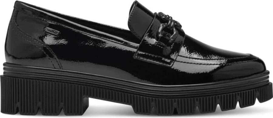 s.Oliver Elegante Zwarte Gesloten Loafers Black Dames
