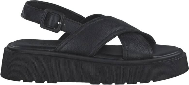 S.Oliver Flat Sandals Black Dames