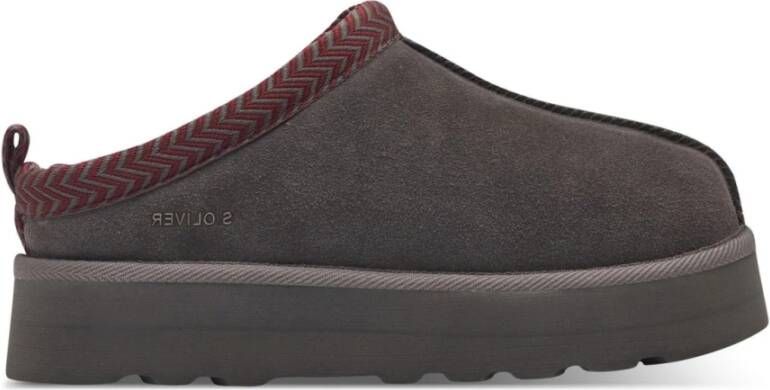 s.Oliver Grijze Casual Enkellaarsjes Gray Dames
