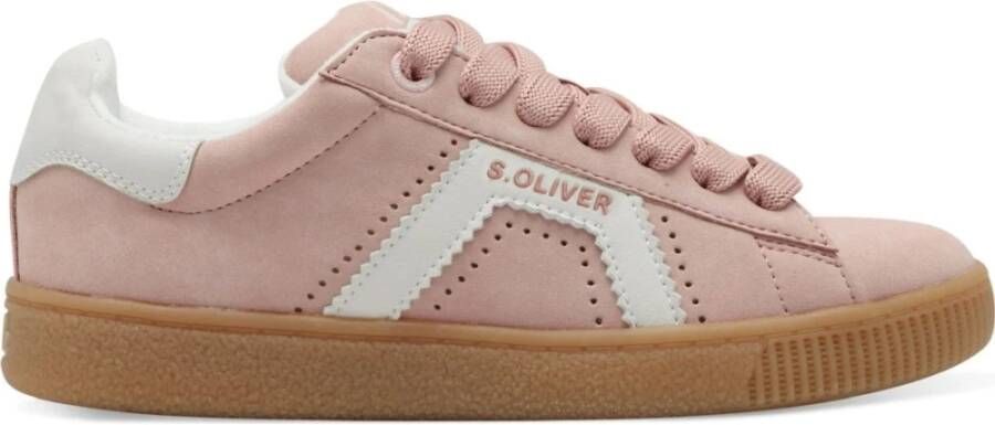 S.Oliver Roze Veterschoenen voor Vrouwen
