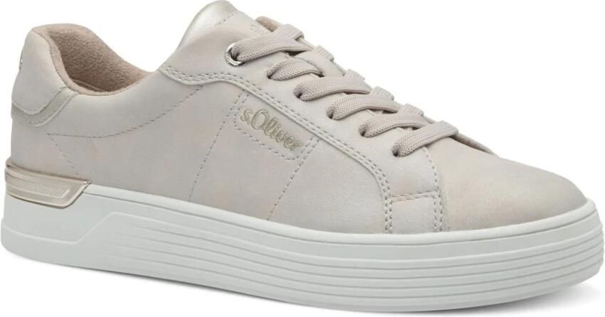 S.Oliver Sneakers beige Synthetisch