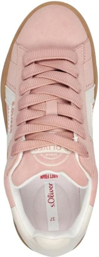 S.Oliver Roze Veterschoenen voor Vrouwen