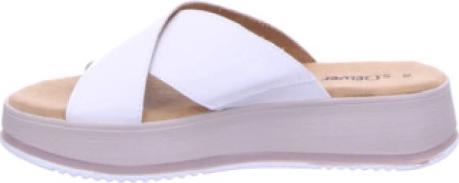 S.Oliver Witte damesslide sandalen