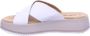 S.Oliver Witte damesslide sandalen - Thumbnail 1