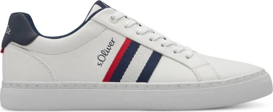 s.Oliver Witte Vetersneakers voor Mannen