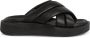 S.Oliver Zwarte Casual Open Slippers Vrouwen Black Dames - Thumbnail 2