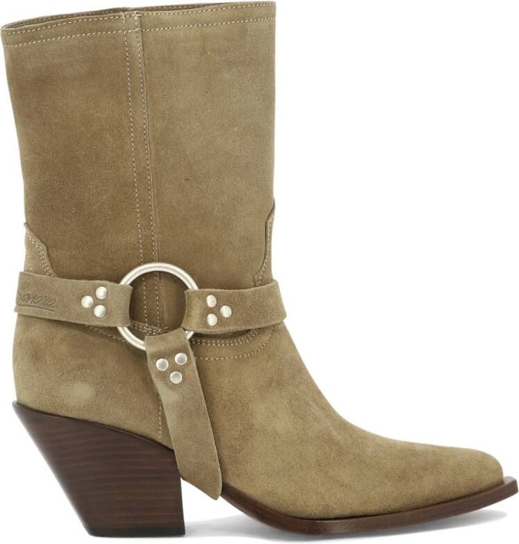 Sonora Beige Enkellaarzen met superieur comfort
