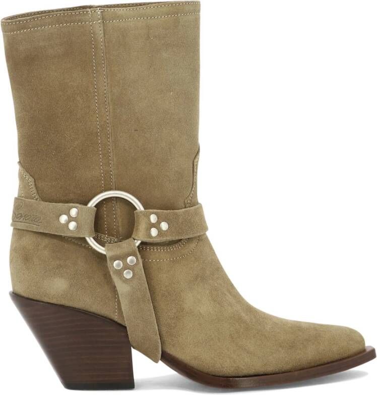 Sonora Beige Enkellaarzen met superieur comfort