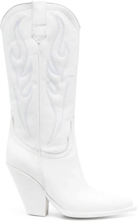 Sonora Cowboy Boots White Dames