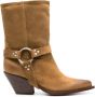 Sonora Heldere Blauwe Denim Texaanse Laarzen Blue - Thumbnail 5