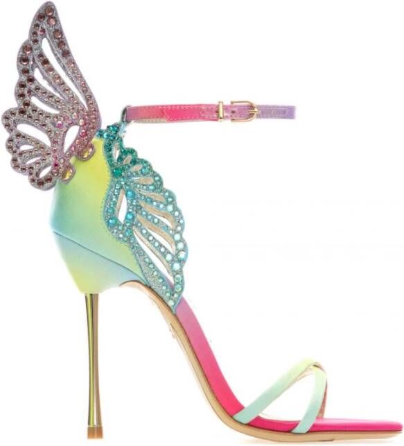 Sophia Webster Hemelse kristal stiletto sandalen Grijs Dames