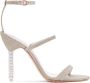 Sophia Webster Gouden Glitter Sandalen met Kristalhak Yellow Dames - Thumbnail 1