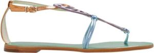 Sophia Webster Flat Sandals Groen Dames