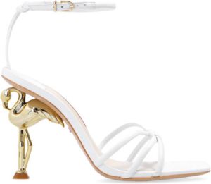 Sophia Webster Flo flamingo hakken sandalen Wit Dames