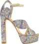 Sophia Webster Glitter Plateau Sandalen Vlinder Vleugels - Thumbnail 1