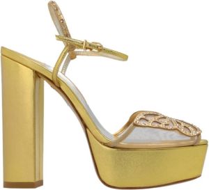 Sophia Webster Plateausandalen Geel Dames