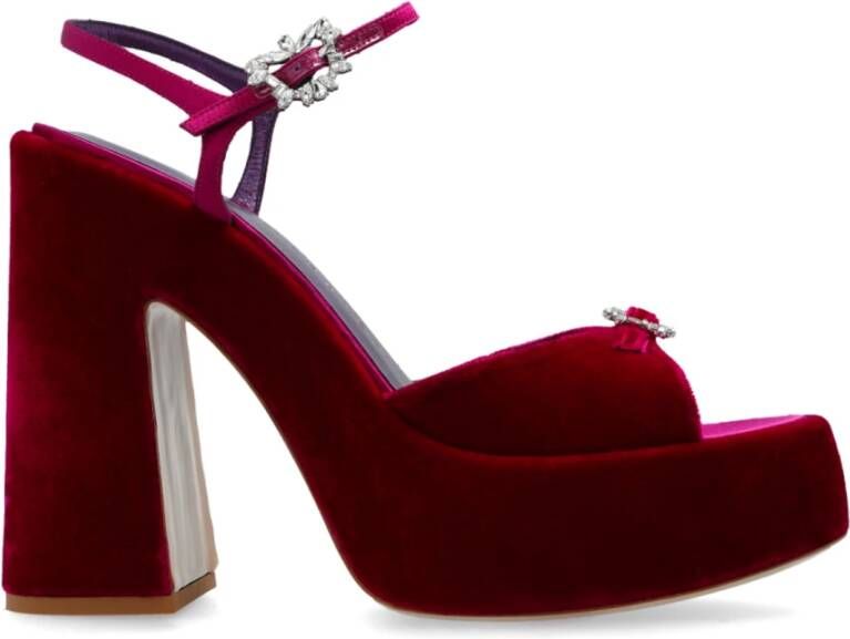 Sophia Webster Platform sandalen Grace Purple Dames