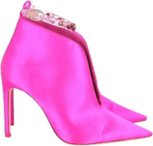 Sophia Webster Pre-owned Fabric boots Pink Dames