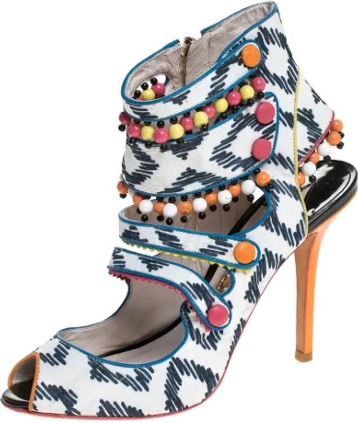 Sophia Webster Pre-owned Fabric sandals Multicolor Dames