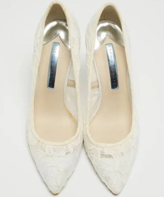 Sophia Webster Pre-owned Lace heels White Dames