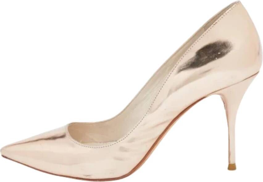 Sophia Webster Pre-owned Leather heels Gray Dames