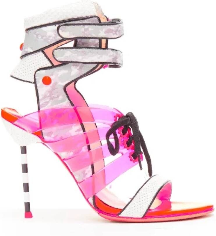 Sophia Webster Pre-owned Leather heels Pink Dames