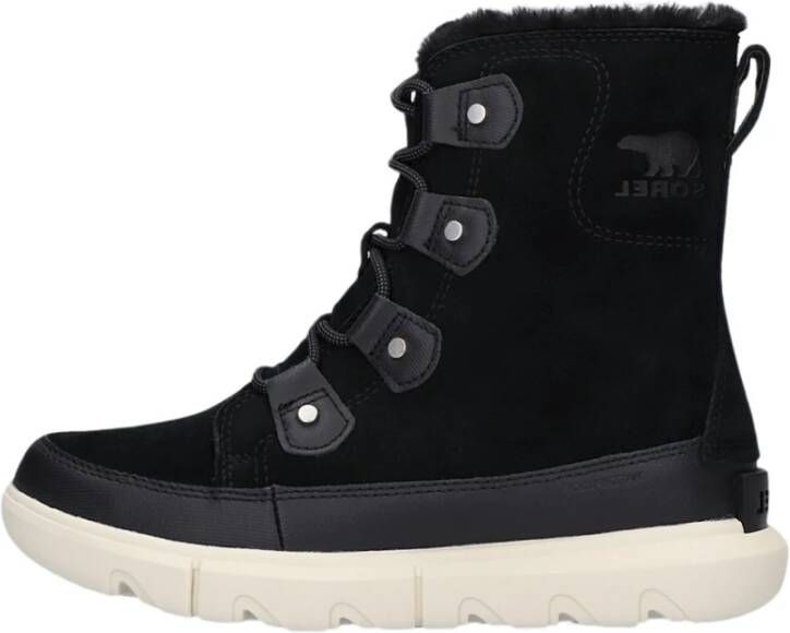 Sorel Explorer II Joan Faux Fur Laarzen Black Dames