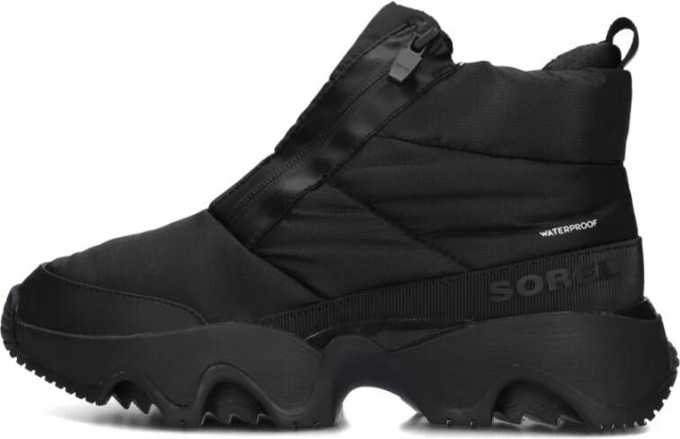 SOREL Hoge Sneakers Dames Kinetic Impact Puffy Zip Dames Maat: 37 Materiaal: Textiel Kleur: Zwart