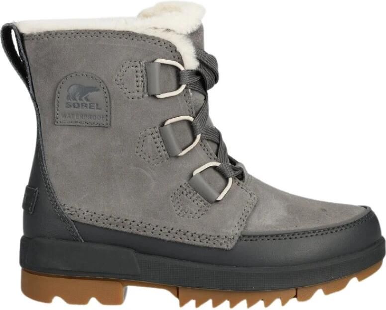 Sorel Torino Ii Wp Veterboots Laarzen Met Veters Dames Grijs