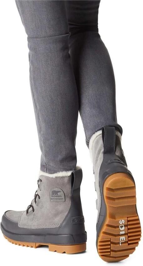 Sorel Torino Ii Wp Veterboots Laarzen Met Veters Dames Grijs - Foto 6