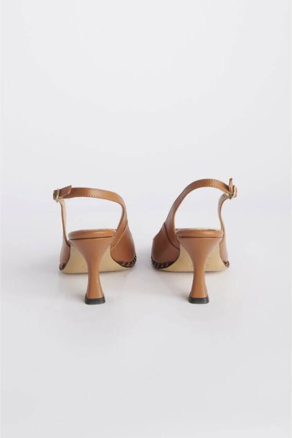 Souliers Martinez High Heel Sandals Bruin Dames