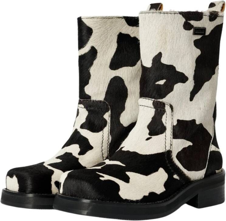 Soulland Ponyskin Mid-Calf Herenlaarzen White Heren
