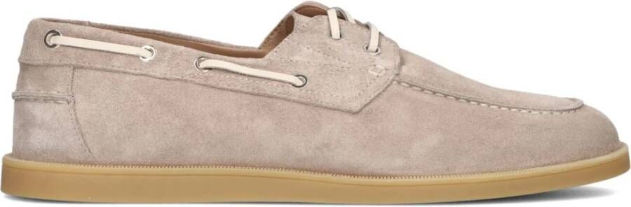 Stefano Lauran Beige Suède Veterschoenen Sl4000