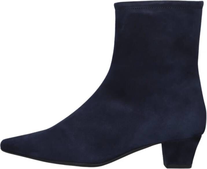 Stefano Lauran Blauwe Enkellaarsjes voor Herfst Winter
