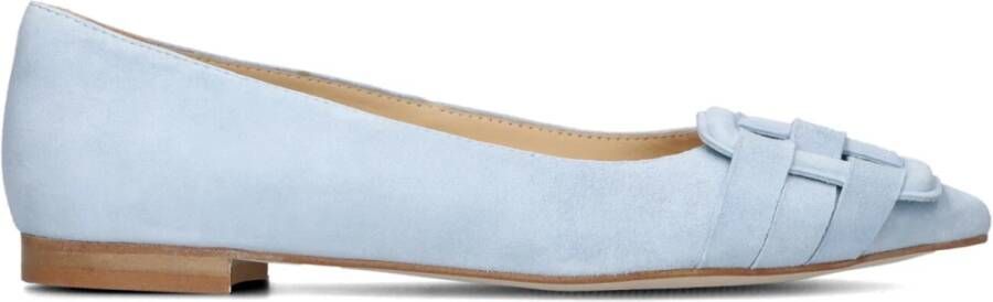 Stefano Lauran Blauwe Suède Ballerinas Blue Dames