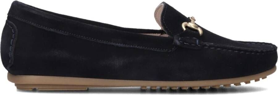 Stefano Lauran Blauwe Suède Mocassins