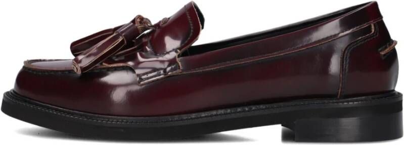 Stefano Lauran Bordeaux Loafers voor herfst winter