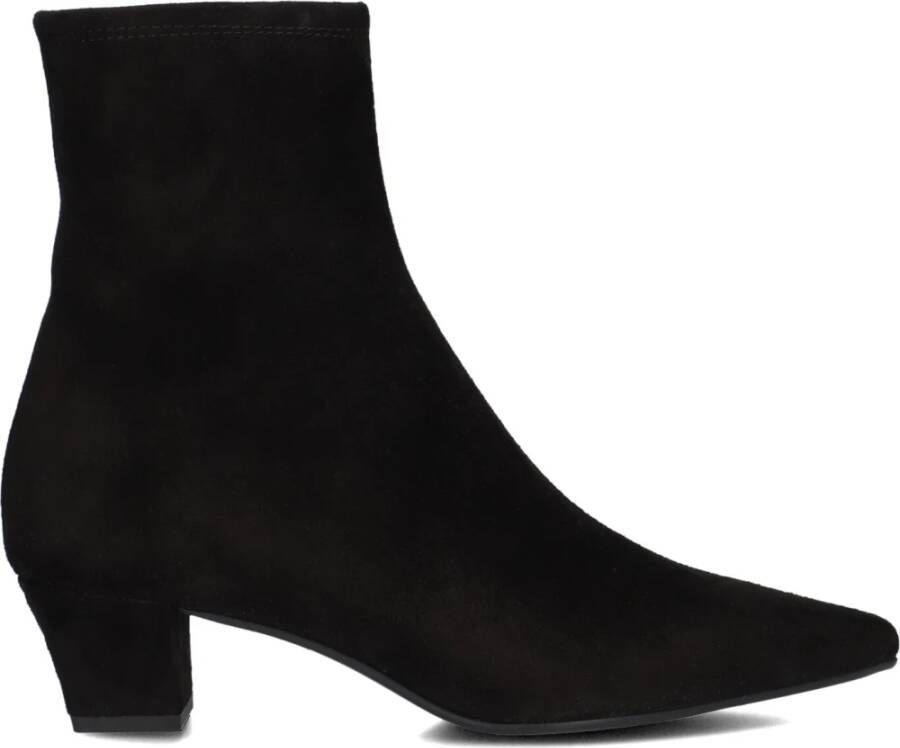 Stefano Lauran Brenda 7 Enkellaarsjes Zwart Suède Black Dames